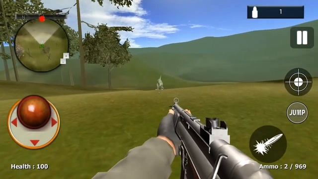Dinosaur Hunter In Jungle | Dinosaur Game | Dino Game | Simulator | #dinosaur смотреть онлайн