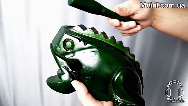 Гуиро Nino Percussion NINO516GR Wood Frog Guiro X-Large Green смотреть онлайн
