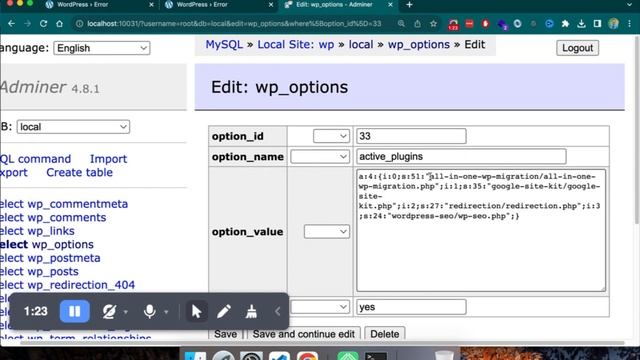 How to disable WordPress plugin from database | WordPress Solutions смотреть онлайн
