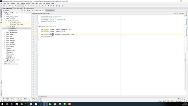 TypeScript Tuple Type смотреть онлайн