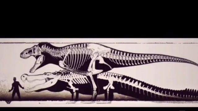 Tyrannosaurus Rex vs Deinosuchus hatcheri ???? Deinosuchus hatcheri is actually the king ?? смотреть онлайн