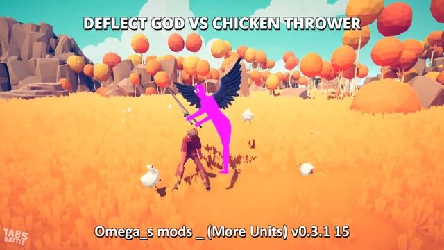 DEFLECT GOD 1v1 Launching | Throwing Units - TABS Modded смотреть онлайн