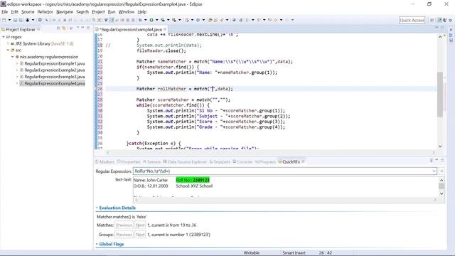 Regular Expression (Lesson 8) - Parsing text file смотреть онлайн