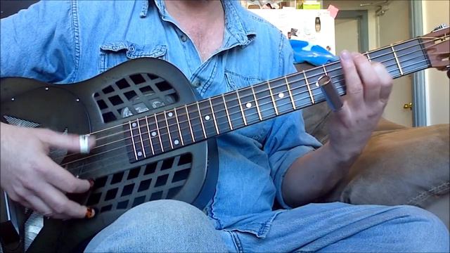 Delta Blues Open G Instrumental Guitar lesson смотреть онлайн