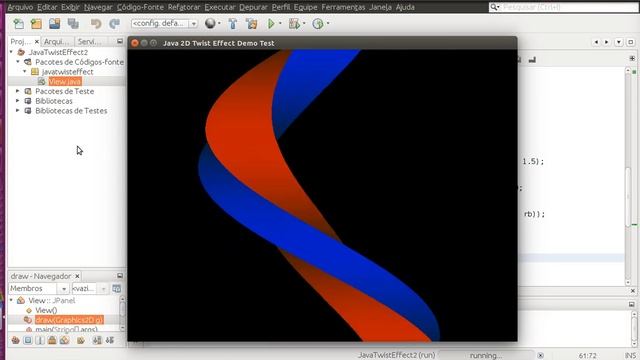 [Java] 2D (2.5D?) Effect from scratch - Old School Twist Effect Test смотреть онлайн