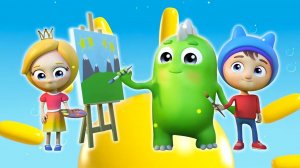 Мультик песенка Сина и Ло. Мы хотим порисовать - Песенки для детей