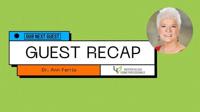 Our Next Guest... Dr. Ann Farris Recap смотреть онлайн