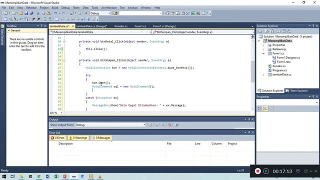 Insert Data MySql C# Windows Form | PEMROGRAMAN VISUAL смотреть онлайн