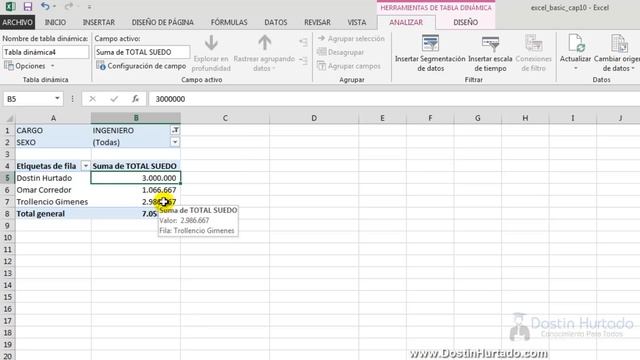 Curso Excel - Capitulo 10, Filtros y Tablas dinámicas (Audio Mejorado) смотреть онлайн