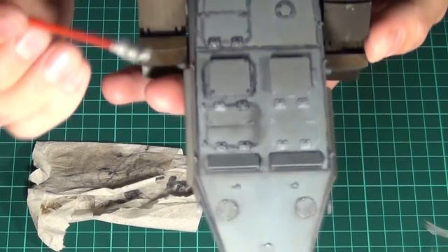 Ч.4 Нанесение смывки VsKfz 617 MENG смотреть онлайн