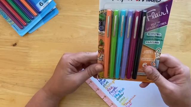Papermate Flair BOLD vs Medium Tip Pens смотреть онлайн