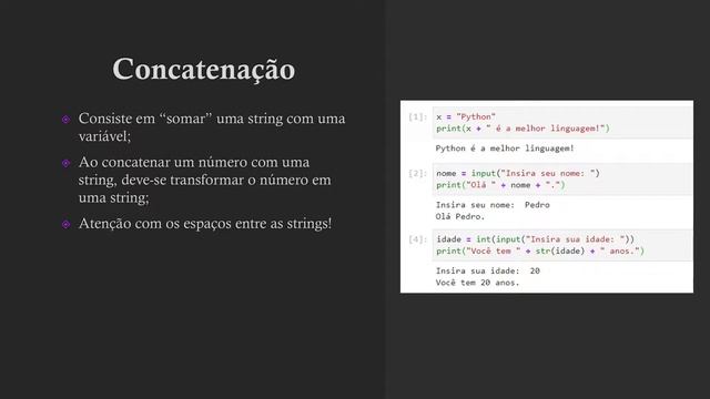 Python Básico 05 - Formatação de strings: concatenação e f-strings. смотреть онлайн