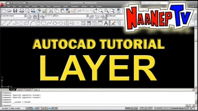 AUTOCAD TUTORIAL INTRO [ NAANEP TV ] смотреть онлайн