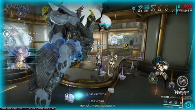 Atlas Prime Build (Warframe Gameplay) смотреть онлайн