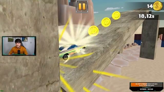 ПЕРВЫЙ ВЗГЛЯД на игру RACE IN DESERT! Обзор экстремальных гонок с препятствиями. смотреть онлайн