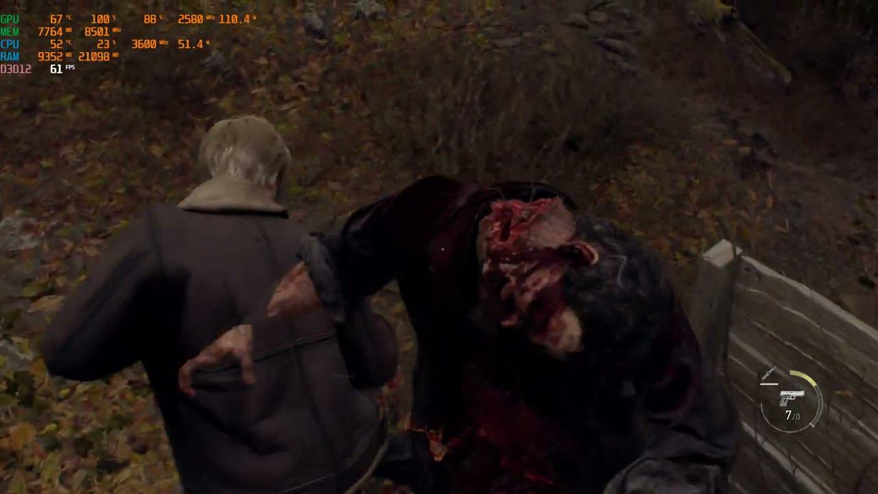 Ryzen 5 5600+RTX4060,Resident Evil 4 Remake.4K.