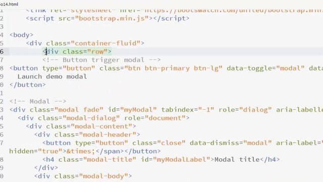 Curso de HTML5 esencial - Bootstrap implementando modal(básico) смотреть онлайн