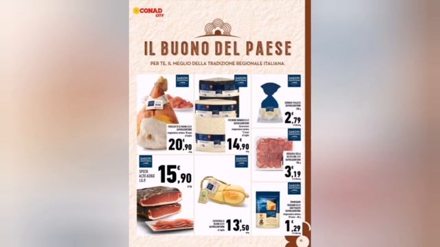Volantino ?CONAD CITY dal 11 al 22 AGOSTO 2021 смотреть онлайн
