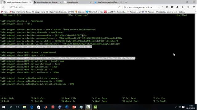 "Streaming Twitter Data using Apache Flume and Subsequent Analytic using Apache Hive". смотреть онлайн