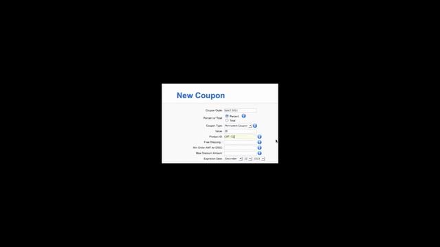 Demo of Target Coupon for Virtuemart Shopping Cart смотреть онлайн