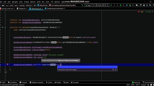 #4 lesson Databinding,MutableLiveData and ViewModel with EditText смотреть онлайн