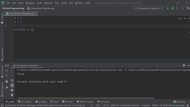 Python 20: Comparison Operators смотреть онлайн