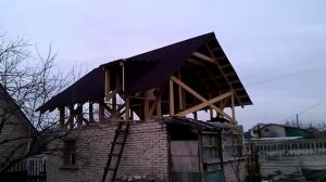 строительство мансарды своими руками часть2