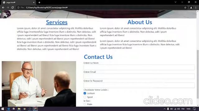 Bootstrap Cours 13 : Finish web page in Arabic Darija دورة بالدارجة لتعلم bootstrap انشاء صفحة ويب смотреть онлайн