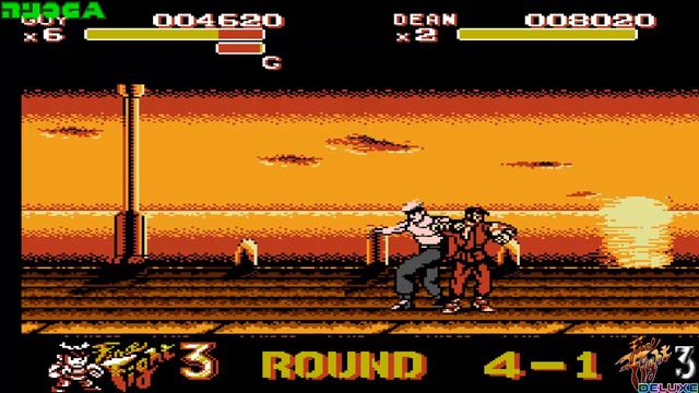 FINAL FIGHT 3 DELUXE (Unl) (NES Pirate) - NES Longplay - 2 Players Guy & Dean (Complete Walkthrough смотреть онлайн