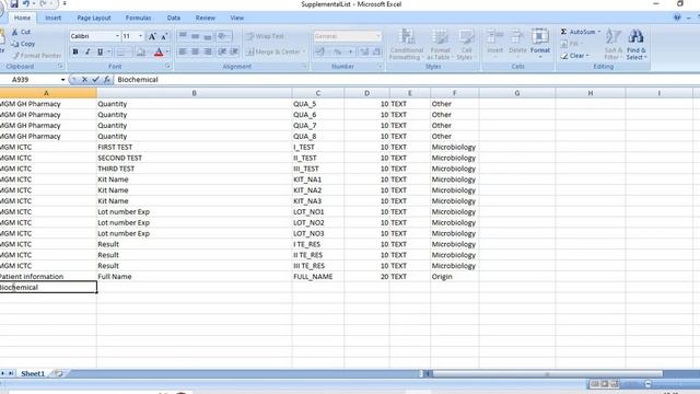 WHONET - Creating new Data Fields & What is Supplemental Field List? смотреть онлайн