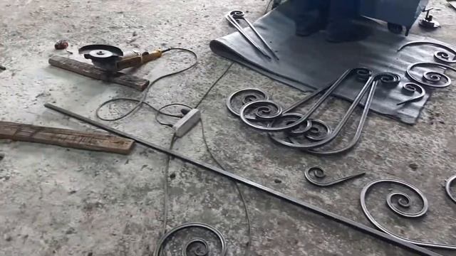 Рисунок для ворот Холодная ковка смотреть онлайн