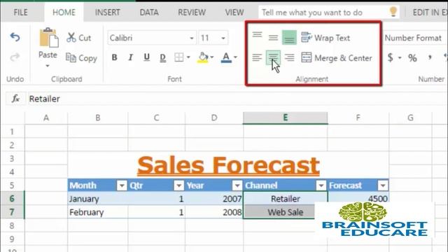Alignment and Merge in Microsoft Excel Online | Excel Online Complete Course. смотреть онлайн