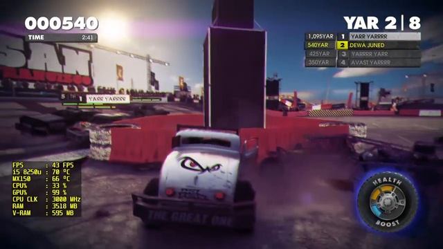 DiRT: Showdown Gameplay on Acer E5-476G - [ Fun Post ] Geforce MX150 #oldbutgood смотреть онлайн