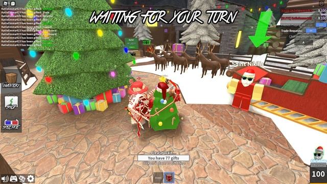Claiming the Jingle Gun Godly in MM2 - Roblox смотреть онлайн