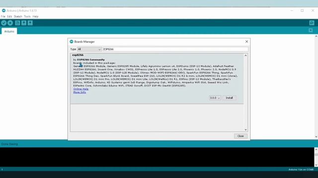 Installing ESP8266 on Arduino IDE || VIKRAM TECH смотреть онлайн