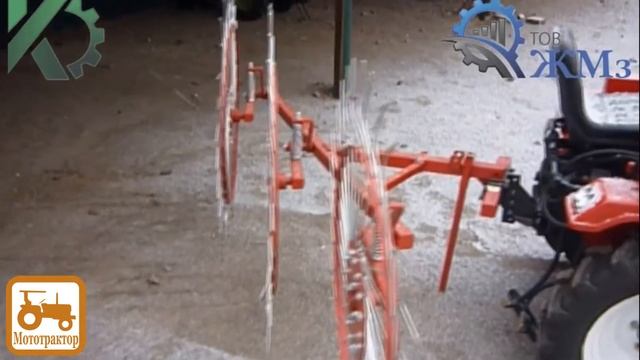 Грабли солнышко для трактора, минитрактора и мототрактора смотреть онлайн