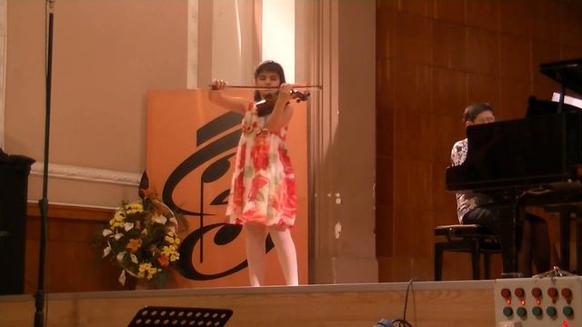 Antonio Vivaldi - Violin Sonata in G minor , 1st and 2nd movement by Slavina Teneva,10years old смотреть онлайн