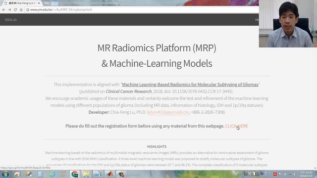 1/5 Introduction of MR Radiomics Platform (MRP) смотреть онлайн