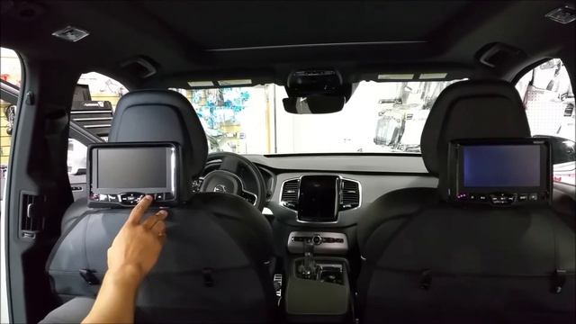 Volvo XC90 Rosen AV7800 Piggyback DVD system смотреть онлайн