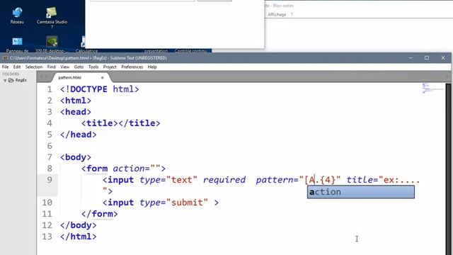 HTML5 les Patterns, L'utilisation des expressions régulières dans les patterns смотреть онлайн