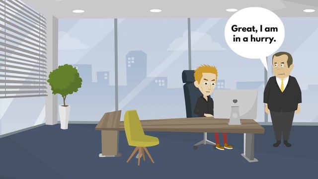 Present Perfect Continuous Story - Nick's bad day at work смотреть онлайн