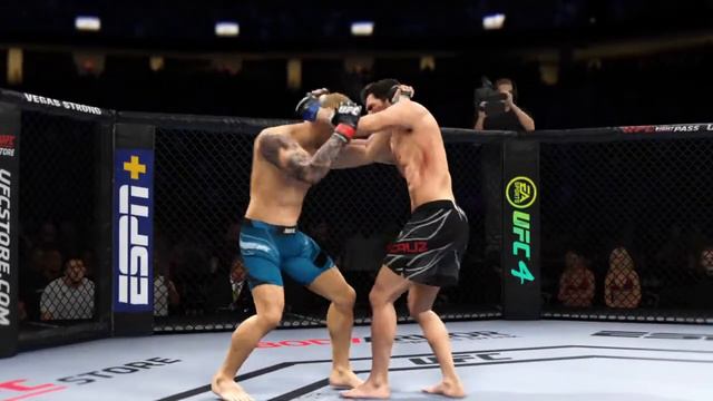 ТИДЖЕЙ ДИЛЛАШОУ VS ДОМИНИК КРУЗ UFC 4 CPU VS CPU смотреть онлайн