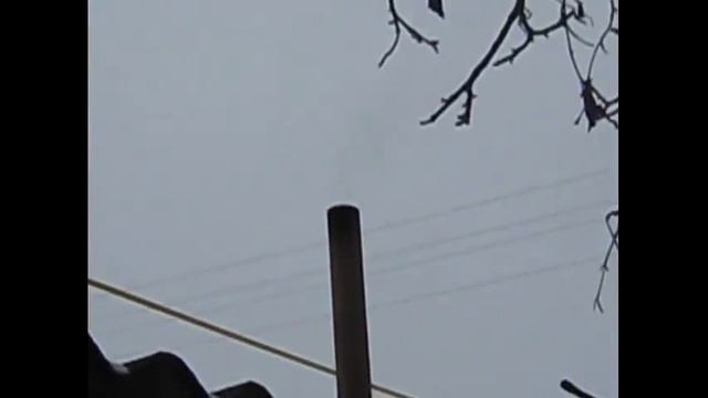 Печь на отработке. Дымность. смотреть онлайн