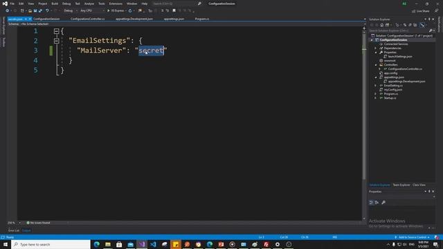 #11- Configuration ( Microsoft documentation ) - ASP.NET Core Fundamentals - Arabic смотреть онлайн
