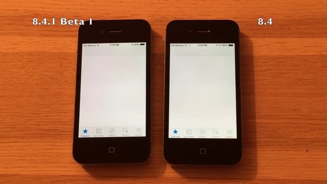 iOS 8.4.1 beta 1 vs iOS 8.4 on iPhone 4S смотреть онлайн
