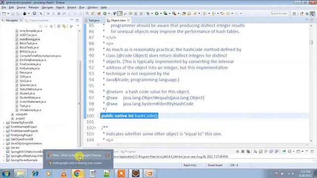 Object Class In Java смотреть онлайн