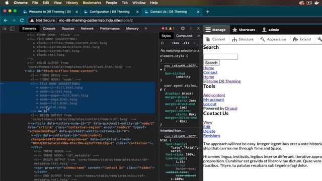 Enabling Twig Debugging in Drupal 8/9 смотреть онлайн