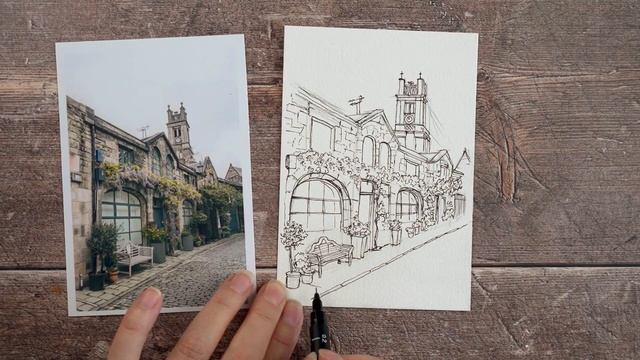 Line and Wash | Painting an Edinburgh Street смотреть онлайн