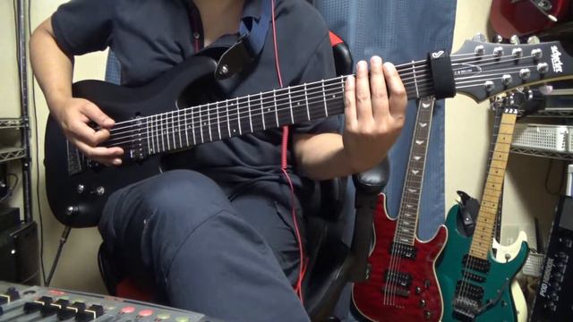 Dead by April - Beautiful Nightmare guitar cover (8 strings) смотреть онлайн