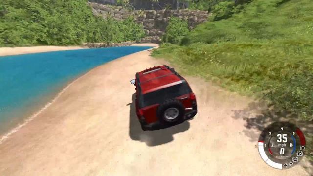 Hummer H3 Crash Test - BeamNG Gameplay смотреть онлайн